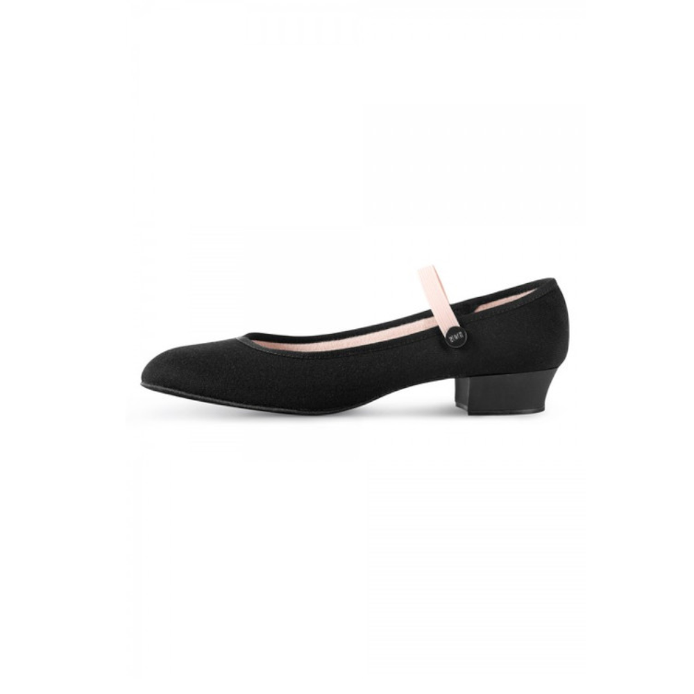 Bloch Accent Canvas Character Shoe with Low Heel