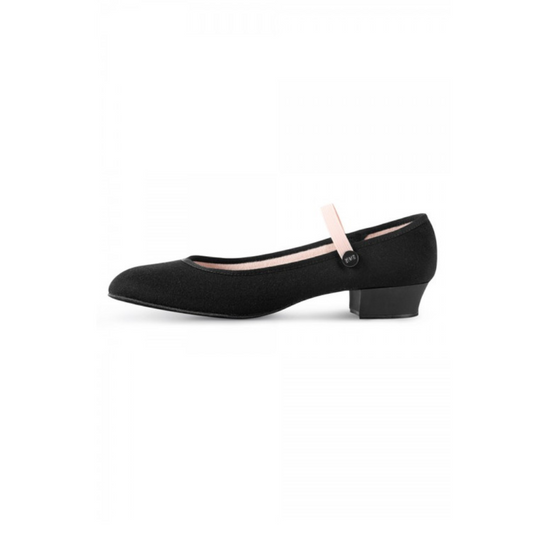 Bloch Accent Canvas Character Shoe with Low Heel