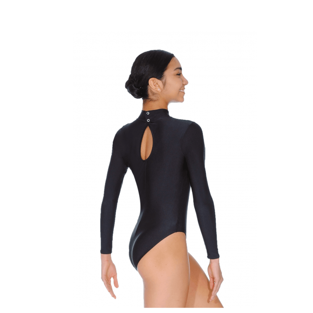 Roch Valley 2008 Black Long Sleeve Turtle Neck Leotard