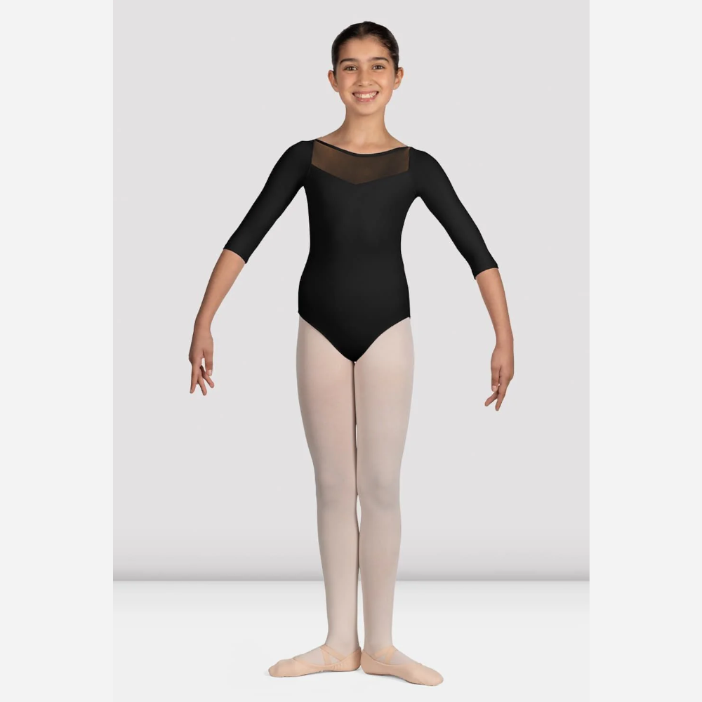 Bloch Girls Mirella Glow Girl 3/4 Sleeve Leotard Limited Edition (M122C)